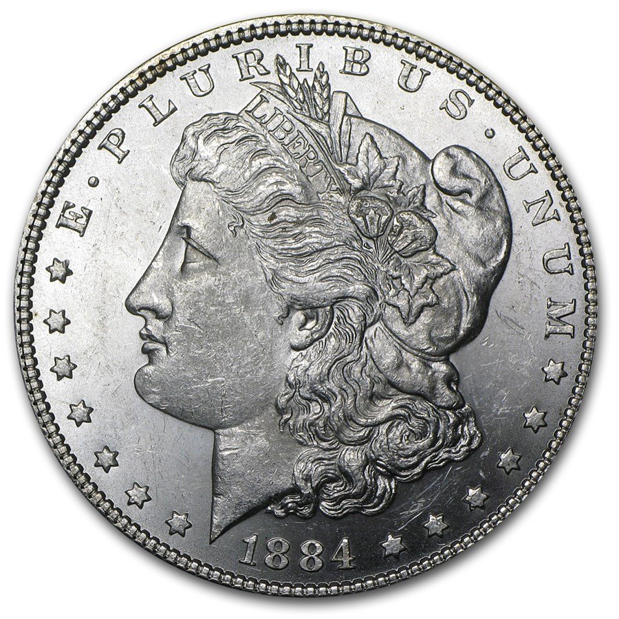 1884 P Morgan Silver Dollar