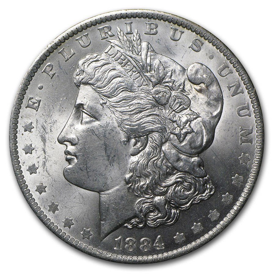 1884 O Morgan Silver Dollar