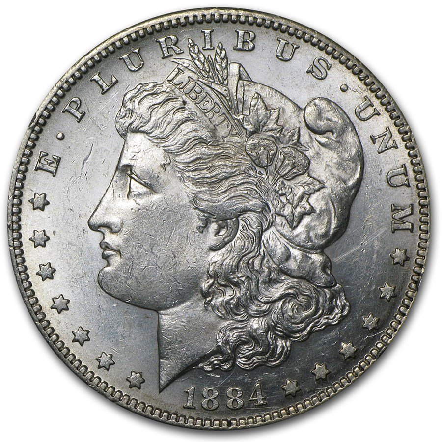 1884 S Morgan Silver Dollar