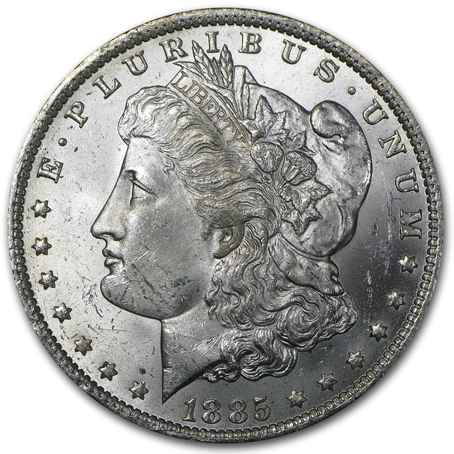 1885 O Morgan Silver Dollar