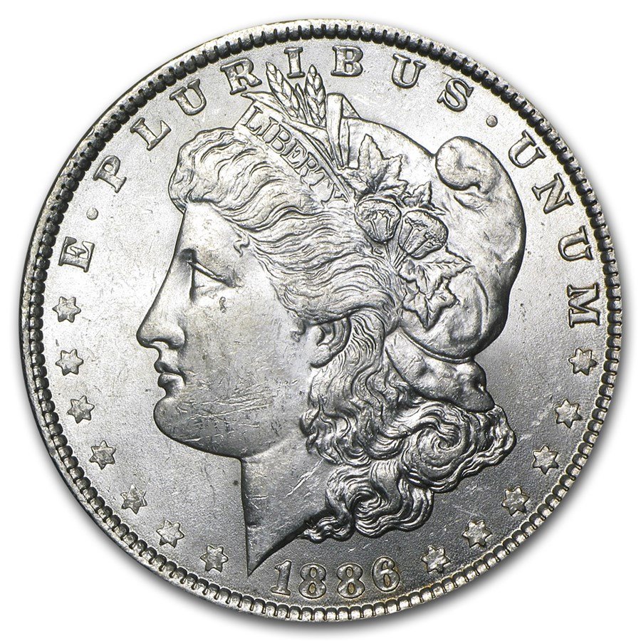 1886 P Morgan Silver Dollar
