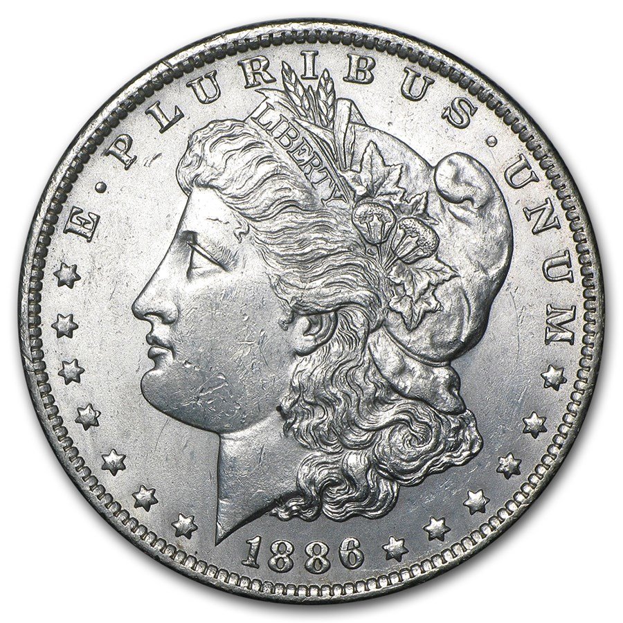1886 O Morgan Silver Dollar