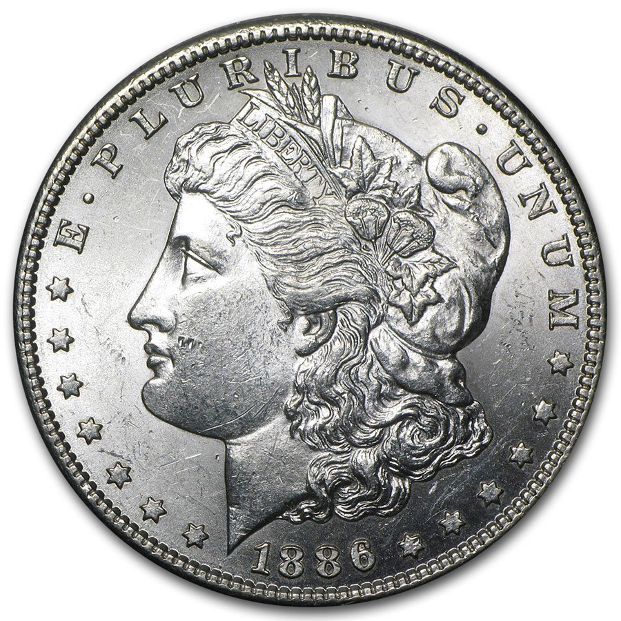 1886 S Morgan Silver Dollar