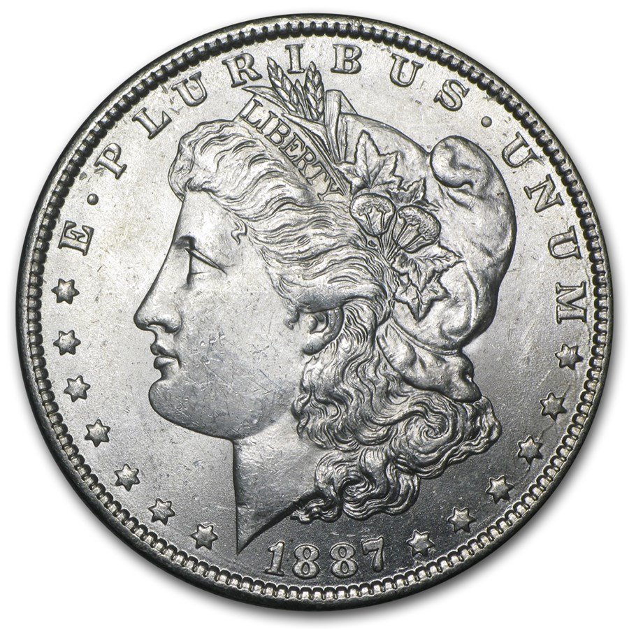 1887 P Morgan Silver Dollar