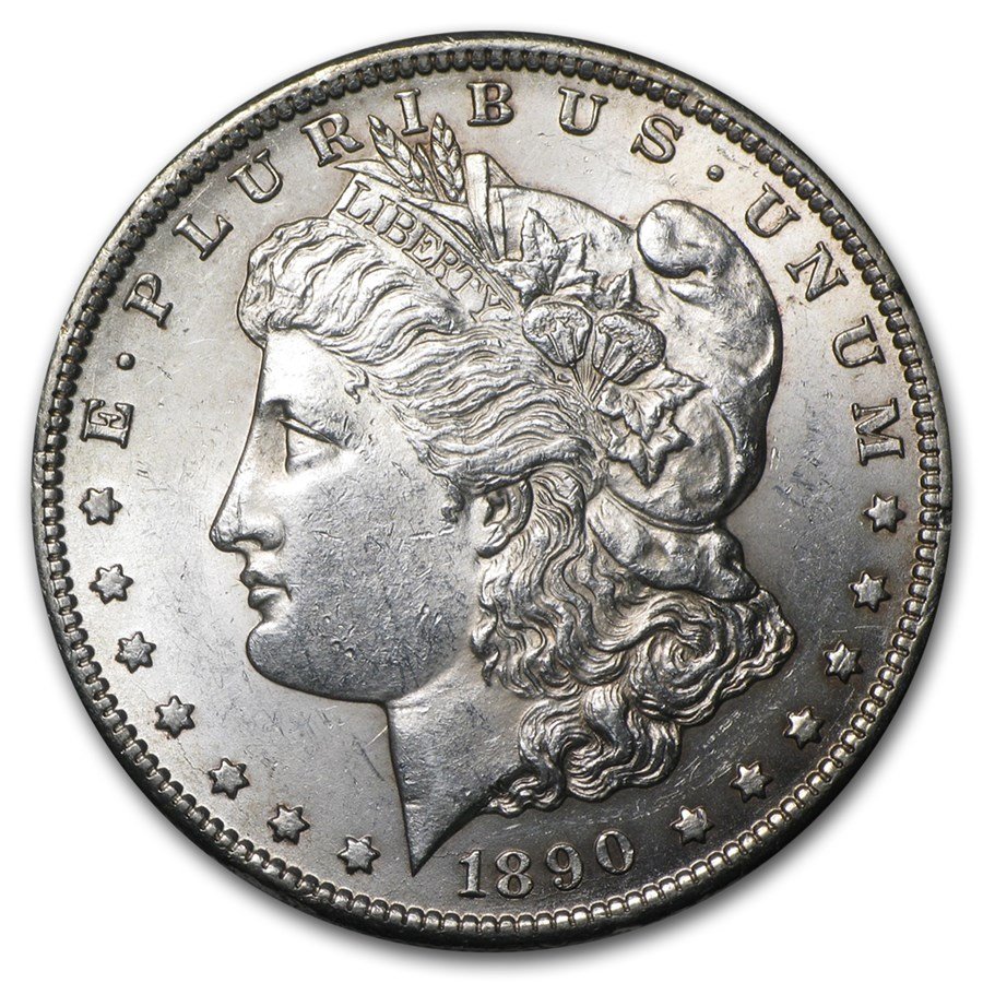 1890 CC Morgan Silver Dollar