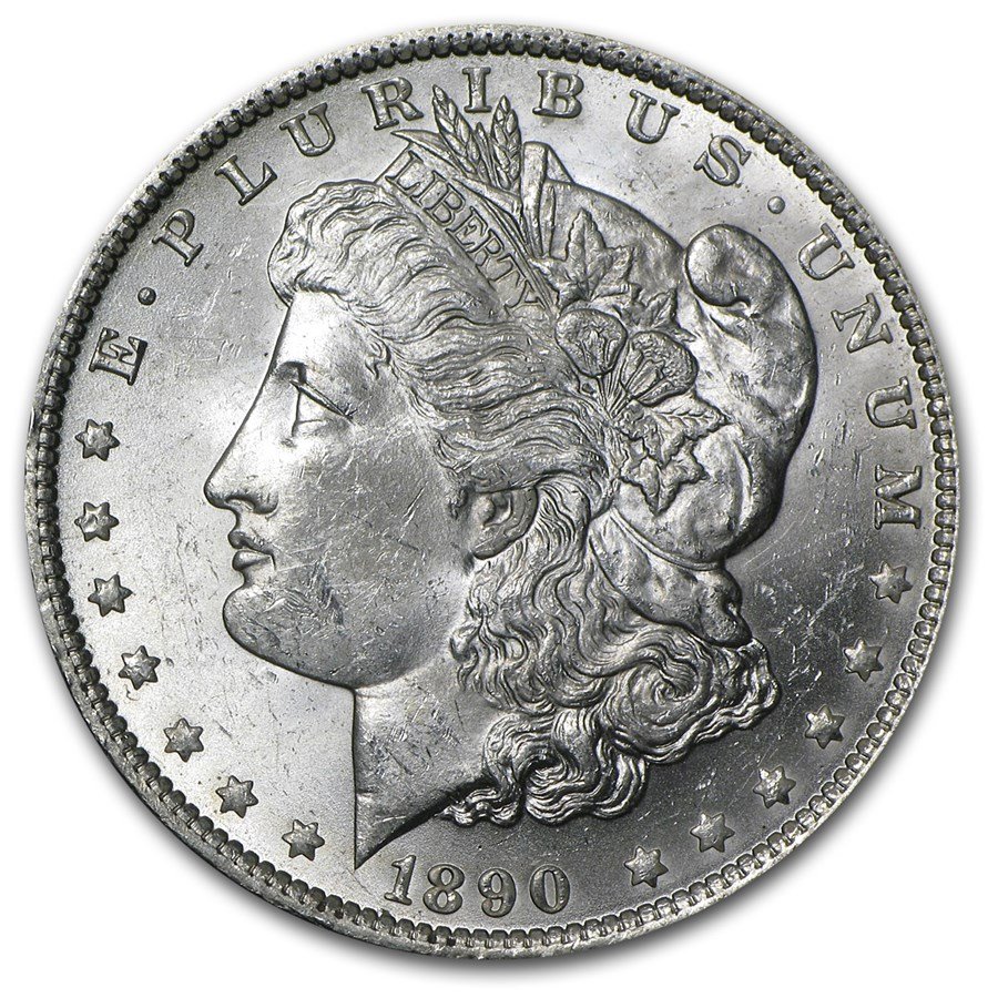 1890 O Morgan Silver Dollar