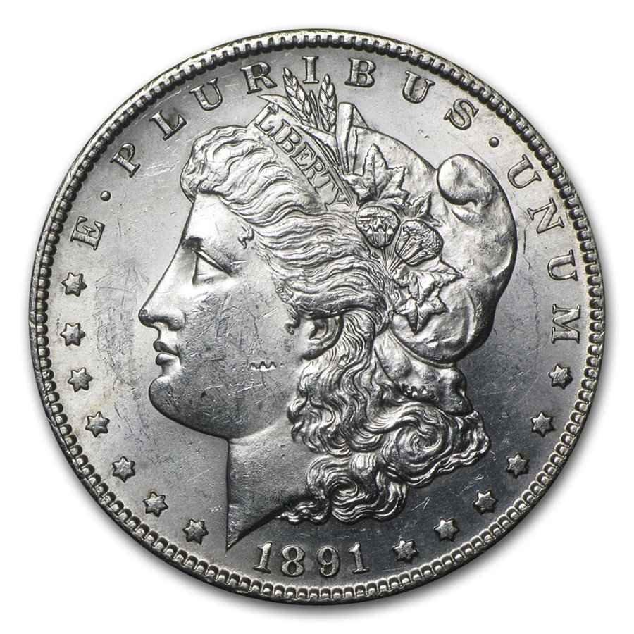 1891 S Morgan Silver Dollar