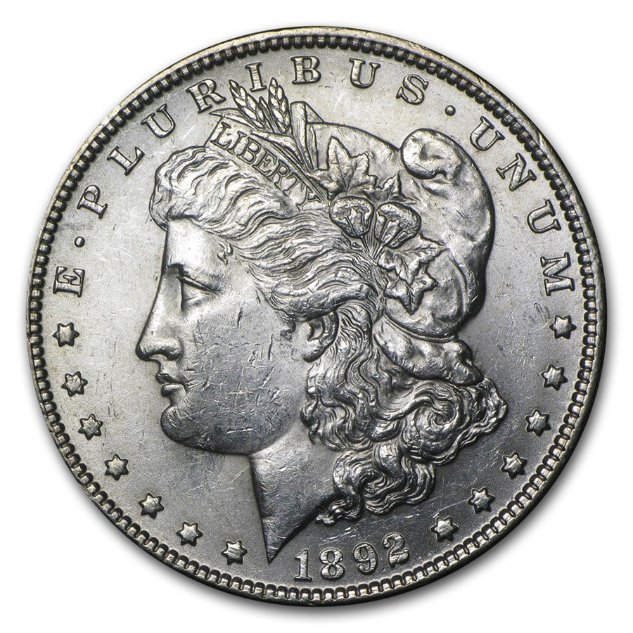 1892 P Morgan Silver Dollar