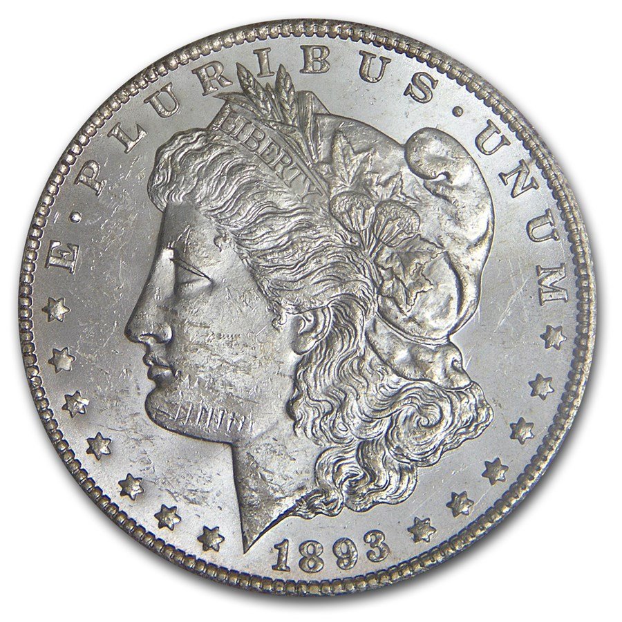 1893 CC Morgan Silver Dollar