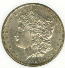 1893 S Morgan Silver Dollar
