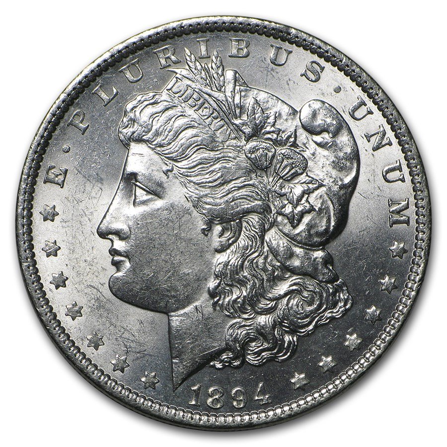 1894 P Morgan Silver Dollar