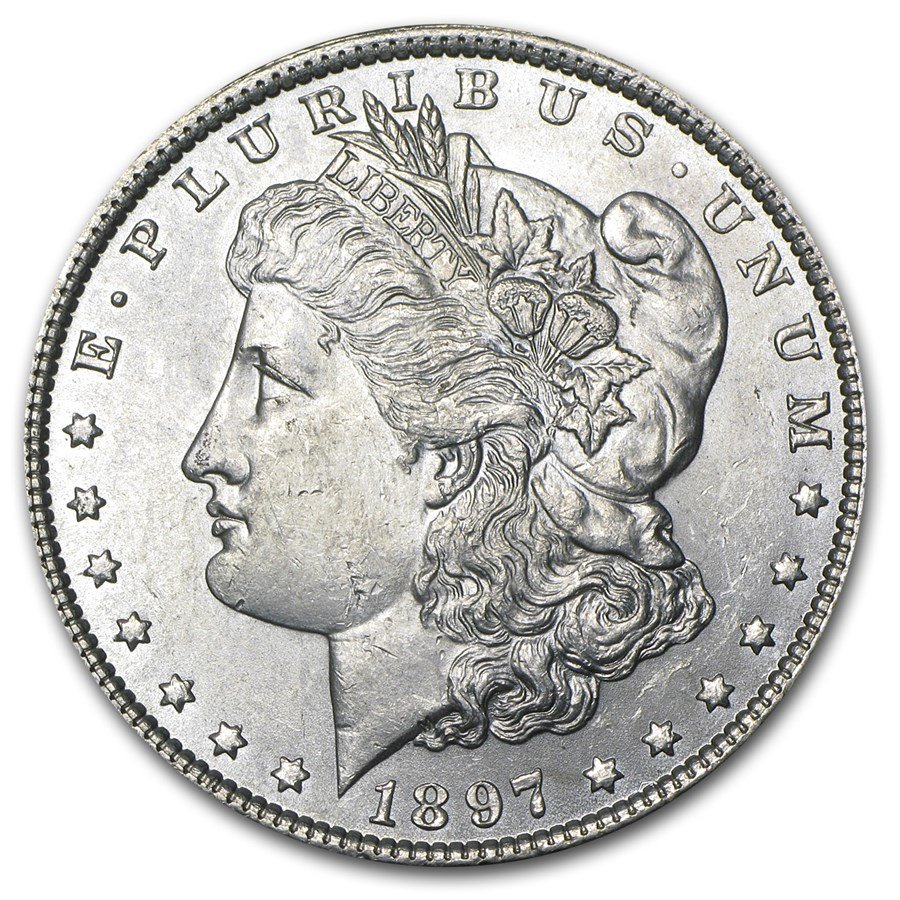 1897 P Morgan Silver Dollar