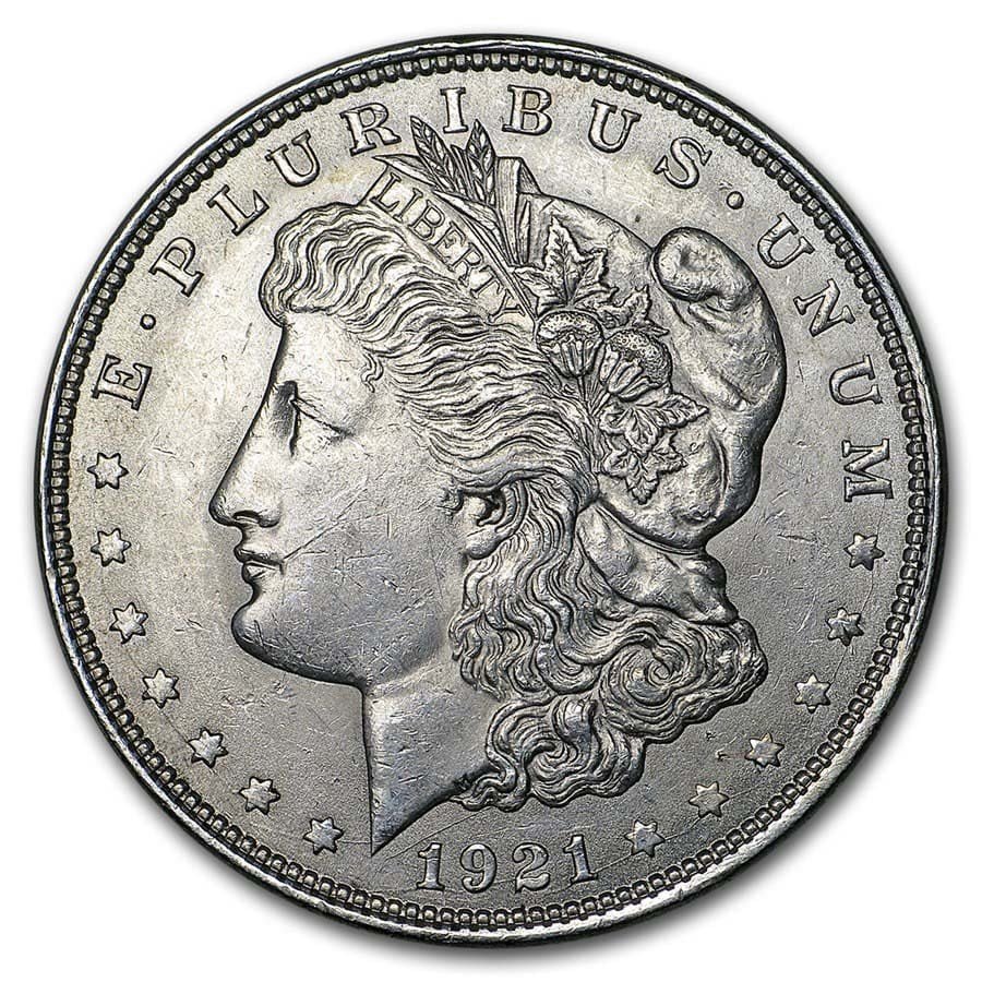 1921 P Morgan Silver Dollar
