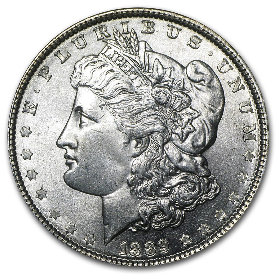 1889 P Morgan Silver Dollar