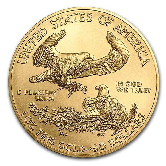 2021 1 oz American Gold Eagle Coin BU (Type 1)