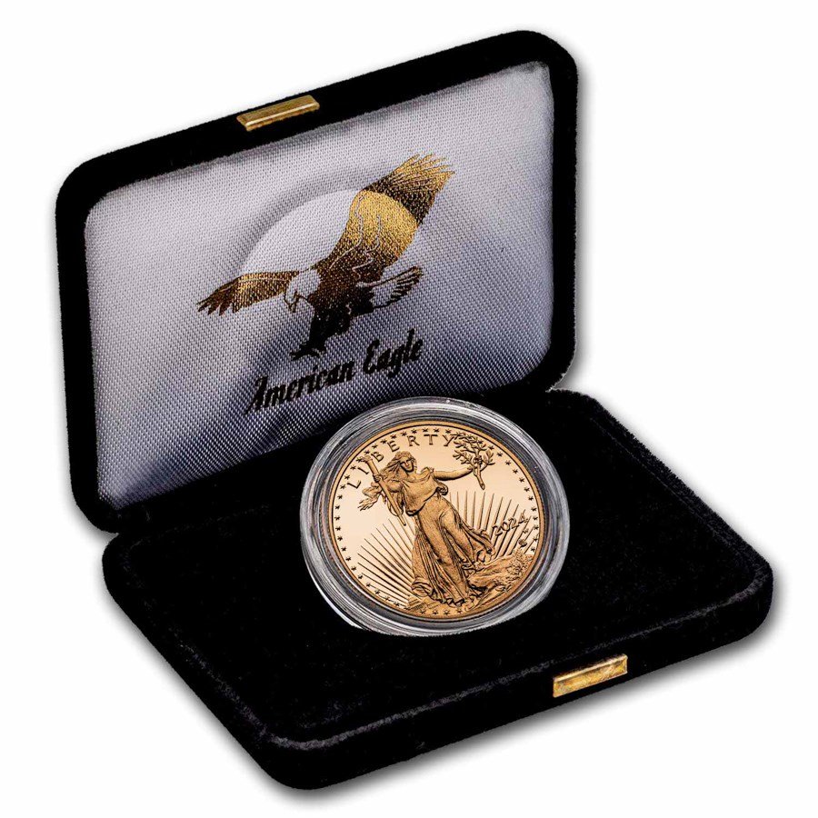2024-W 1 oz Proof American Gold Eagle (w/Box & COA)
