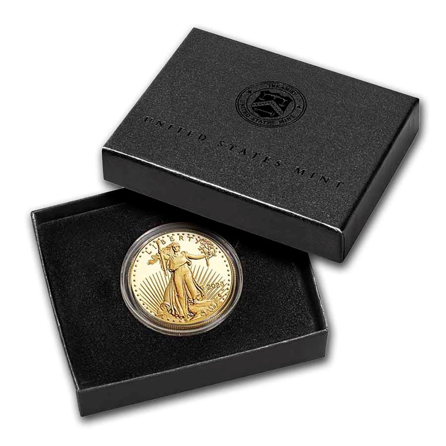 2023-W 1 oz Proof American Gold Eagle (w/Box & COA)