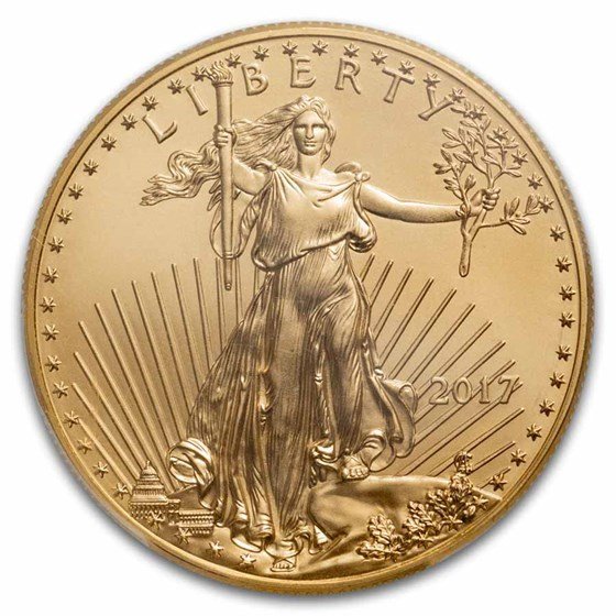 2017 1 oz American Gold Eagle MS-70 PCGS (FDI)