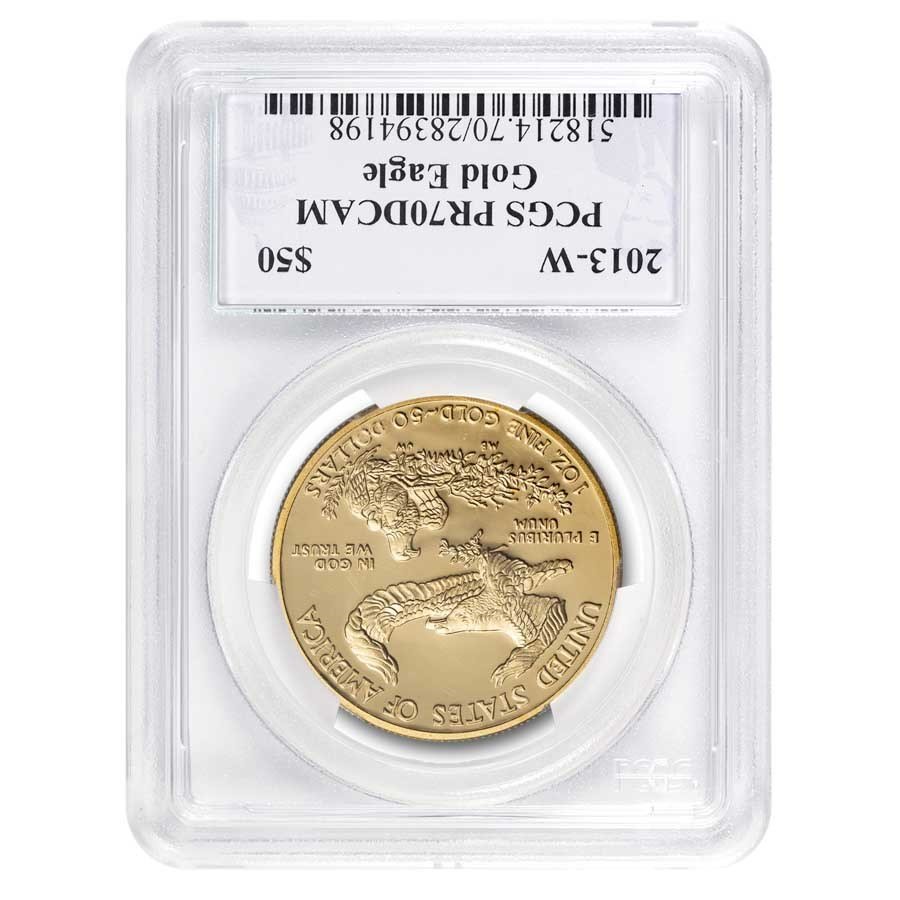 2013-W 1 oz Proof American Gold Eagle PR-70 PCGS