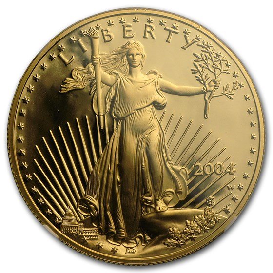 2004-W 1 oz Proof American Gold Eagle PF-70 UCAM NGC