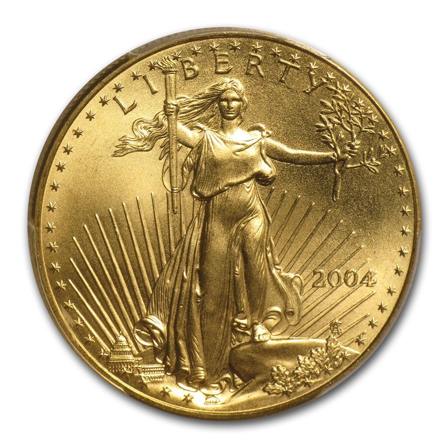 2004 1 oz American Gold Eagle MS-69 PCGS