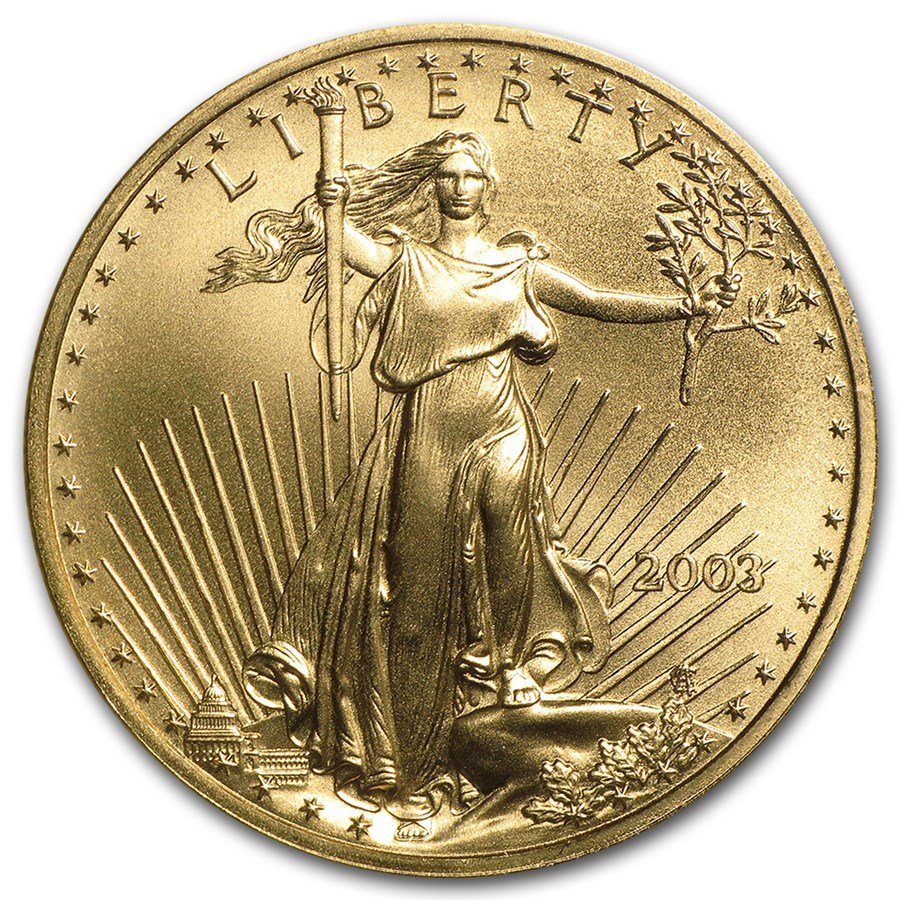 2003 1 oz American Gold Eagle MS-70 NGC