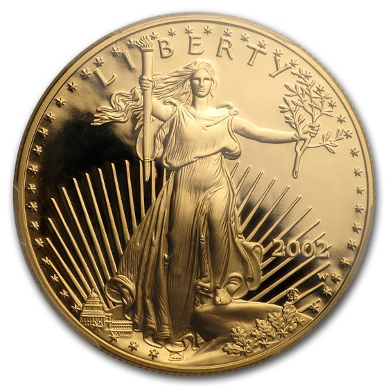 2002-W 1 oz Proof American Gold Eagle PR-69 DCAM PCGS