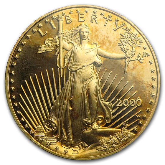 2000-W 1 oz Proof American Gold Eagle PR-69 DCAM PCGS