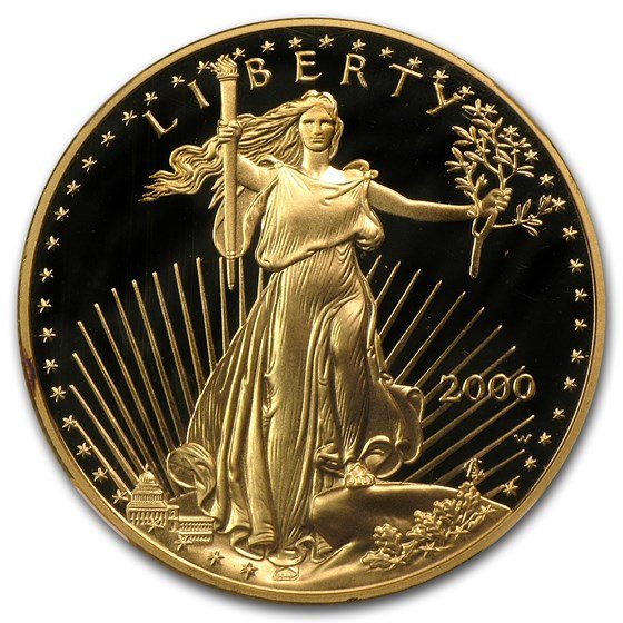 2000-W 1 oz Proof American Gold Eagle PF-70 UCAM NGC