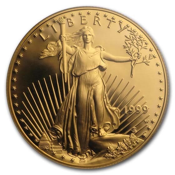 1999-W 1 oz Proof American Gold Eagle PR-70 DCAM PCGS