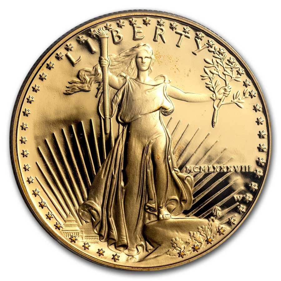 1988-W 1 oz Proof American Gold Eagle PR-70 PCGS