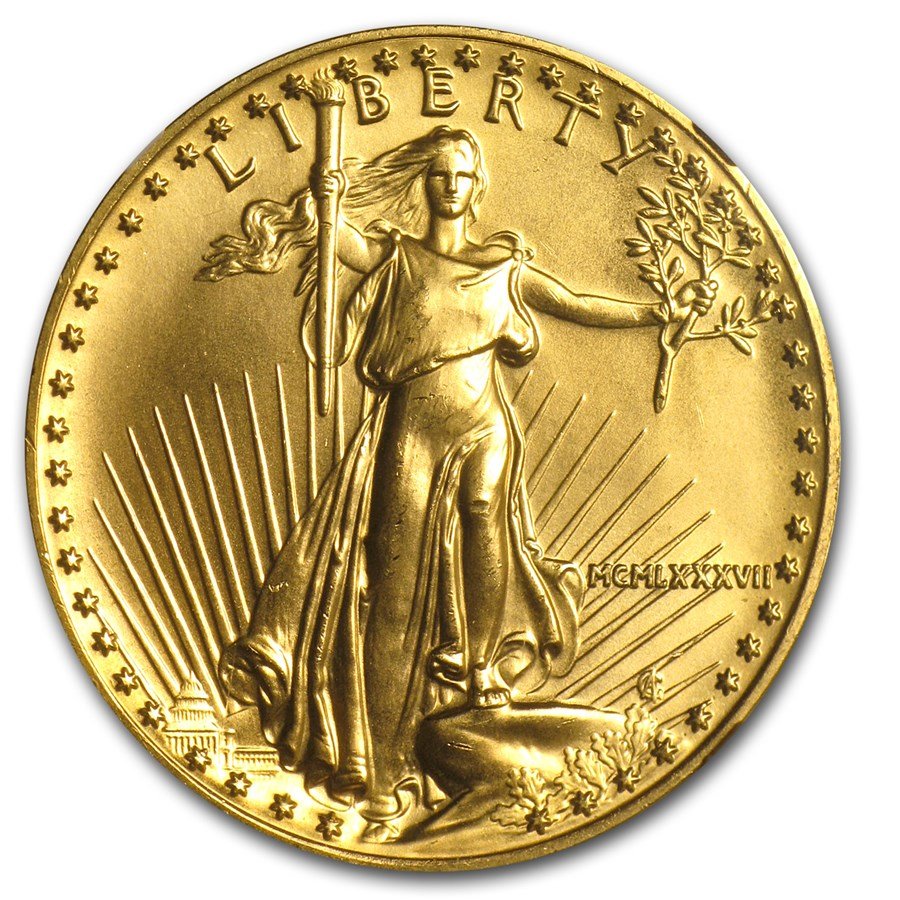 1987 1 oz American Gold Eagle MS-69 NGC