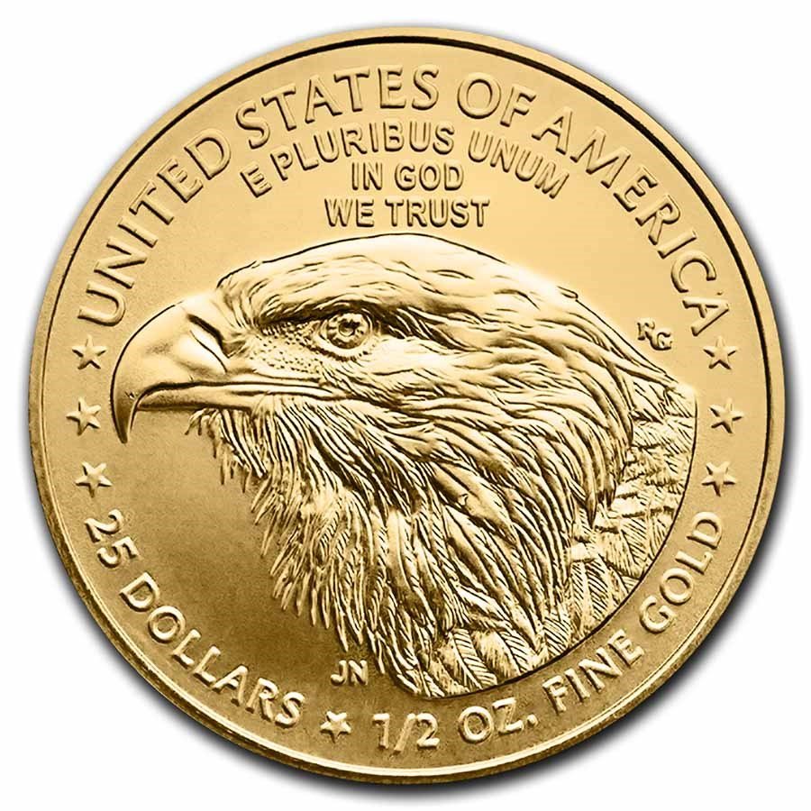 2022 1/2 oz American Gold Eagle Coin BU