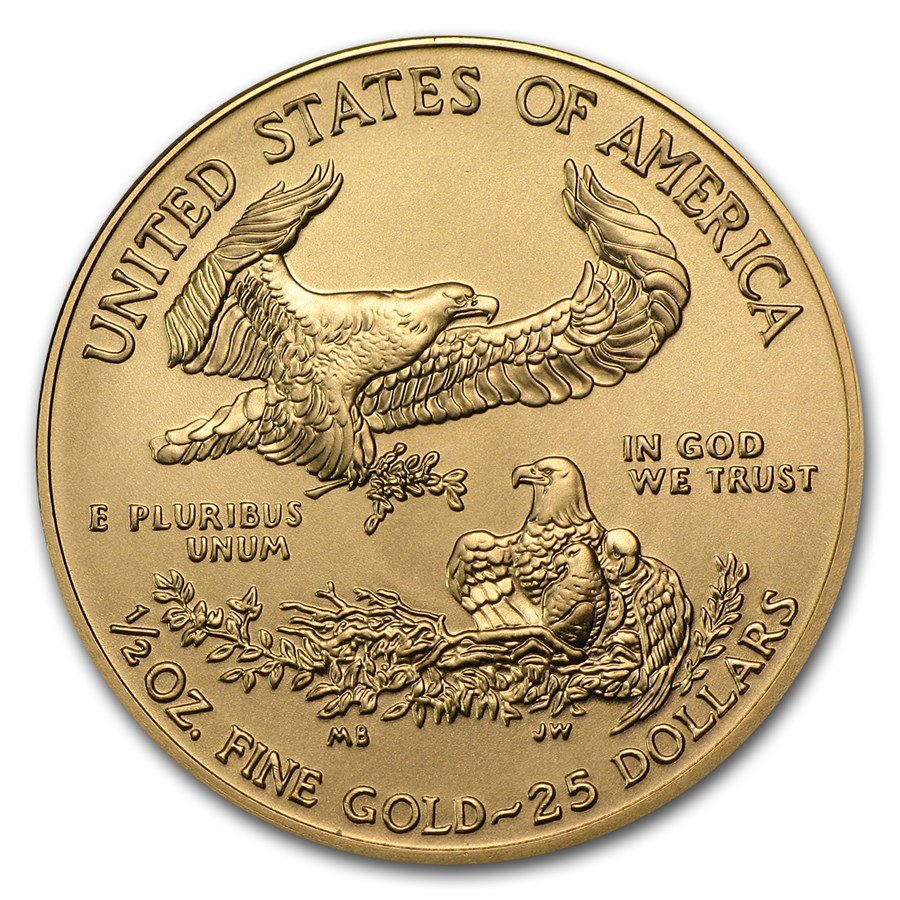2012 1/2 oz American Gold Eagle BU