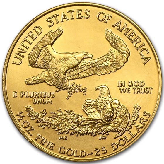 1998 1/2 oz American Gold Eagle BU