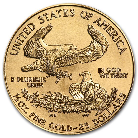 1997 1/2 oz American Gold Eagle BU