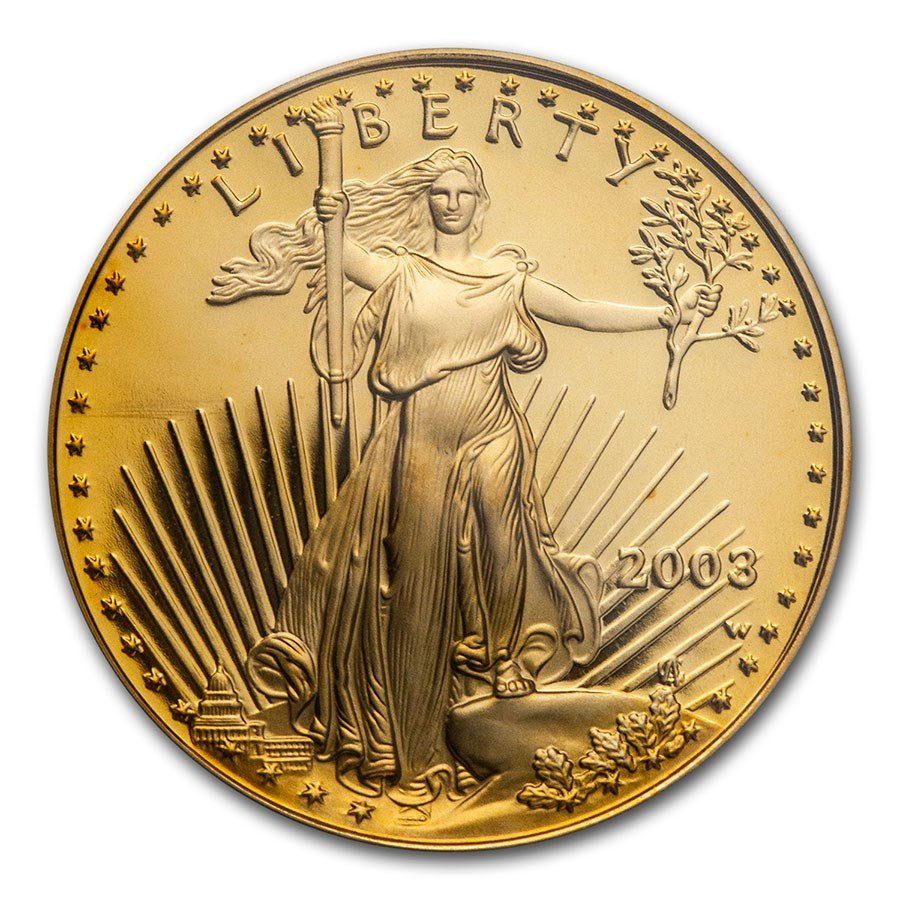 1/2 oz Proof American Gold Eagle PR-70 PCGS (Random Year)