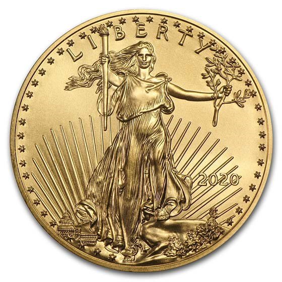 2020 1/2 oz American Gold Eagle MS-70 NGC (First Day of Issue)
