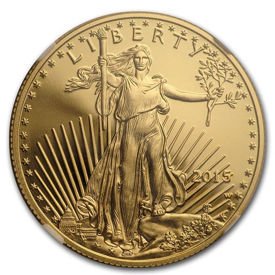 2015-W 1/2 oz Proof American Gold Eagle PF-70 NGC