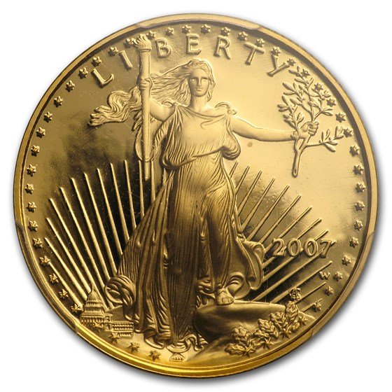 2007-W 1/2 oz Proof American Gold Eagle PR-69 PCGS