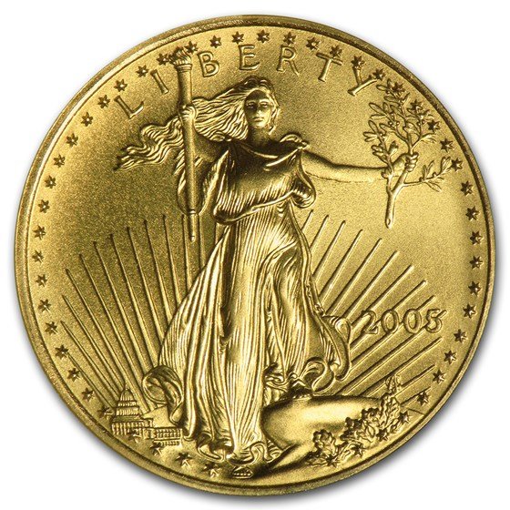 2005 1/2 oz American Gold Eagle MS-69 NGC