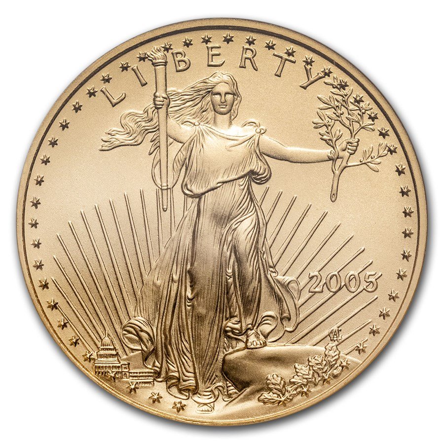 2005 1/2 oz American Gold Eagle MS-70 NGC
