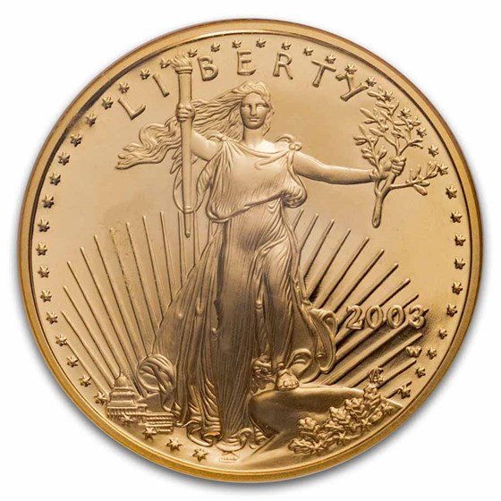 2003-W 1/2 oz Proof American Gold Eagle PF-70 NGC