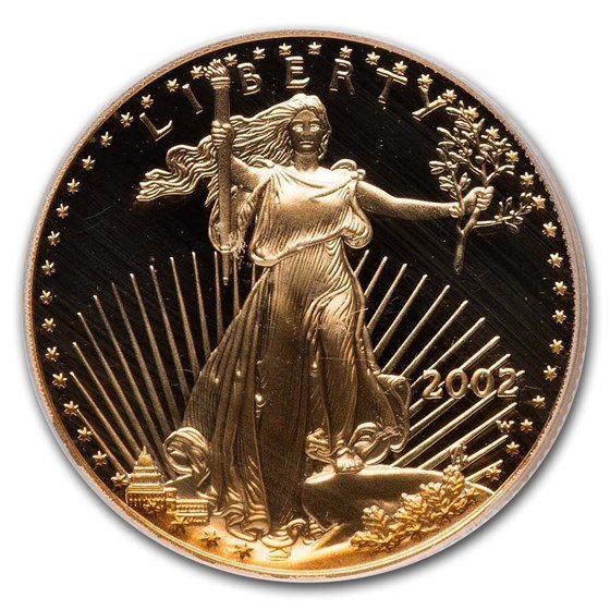 2002-W 1/2 oz Proof American Gold Eagle PR-70 PCGS