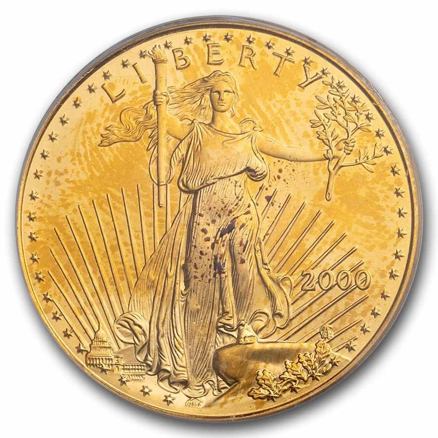 2000 1/2 oz American Gold Eagle MS-68 PCGS (WTC)