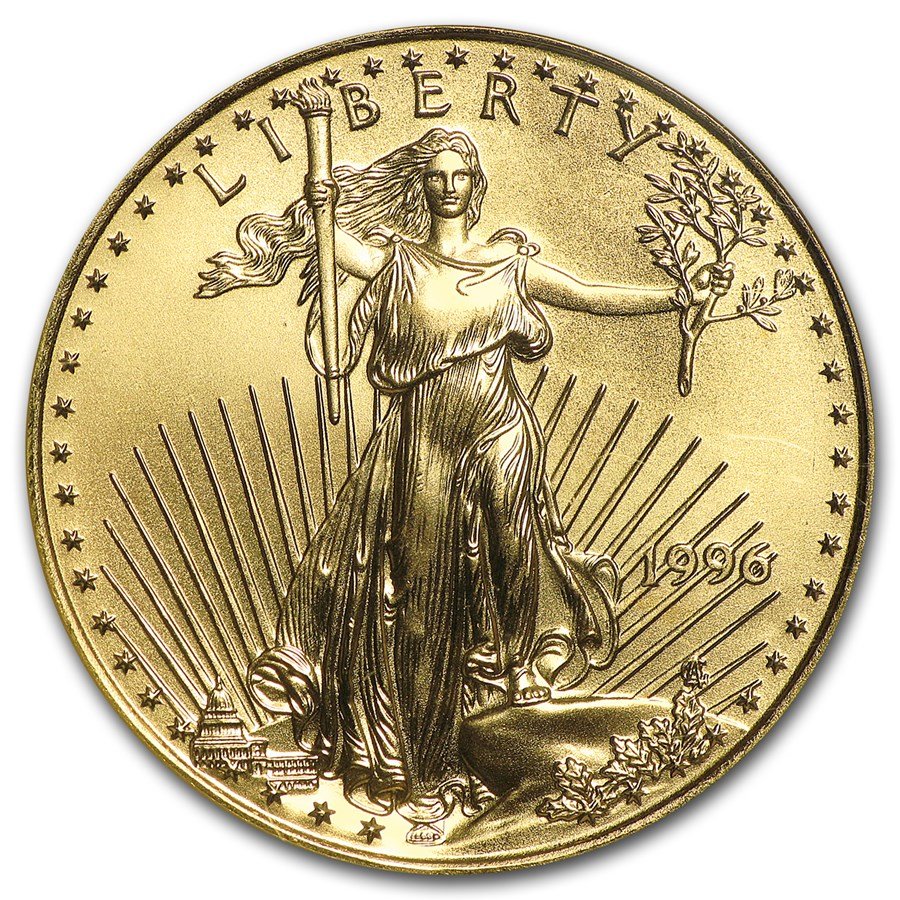 1996 1/2 oz American Gold Eagle MS-69 NGC