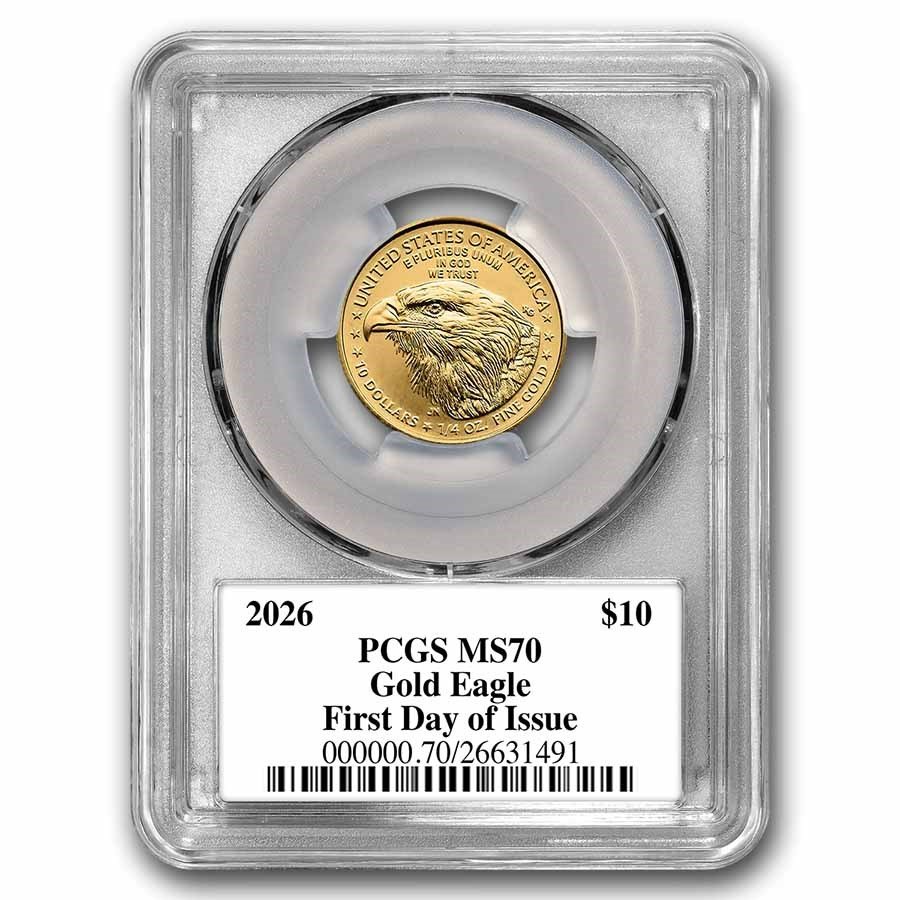 2026 1/4 oz American Gold Eagle MS-70 PCGS (FDI, 250th Anniv)