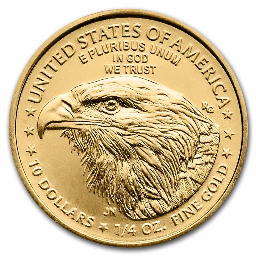 2022 1/4 oz American Gold Eagle Coin BU