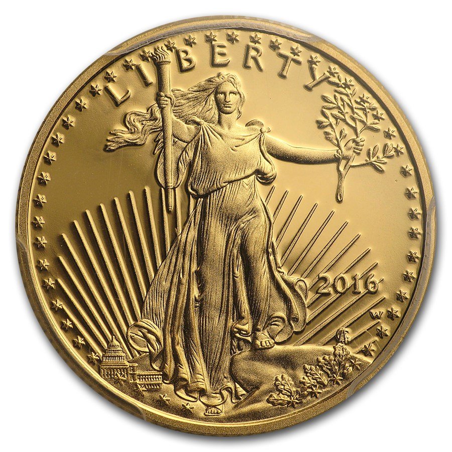 2016-W 1/4 oz Proof American Gold Eagle PR-70 PCGS