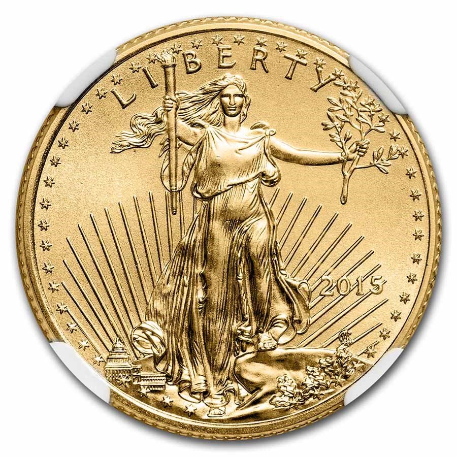 2015 1/4 oz American Gold Eagle MS-69 NGC